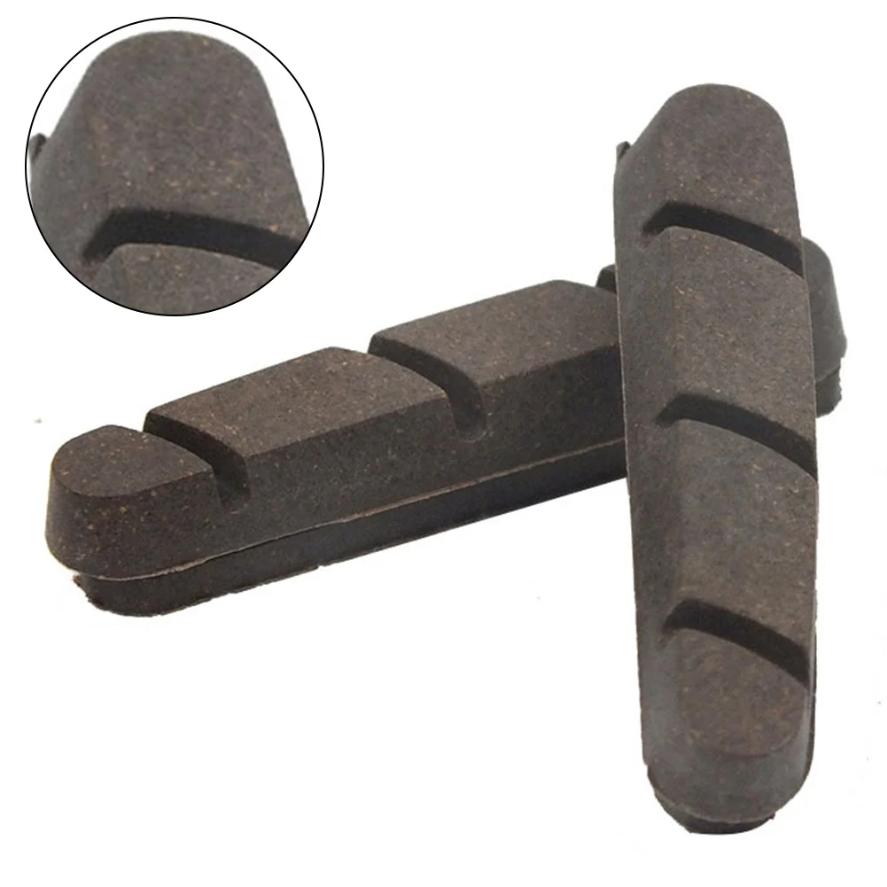 

2pcs Road Bicycle Brake Pads Rubber Brake Pads For-Shimano Carbon Fiber Rim Wheel Frame Cycling Replacement Accessories