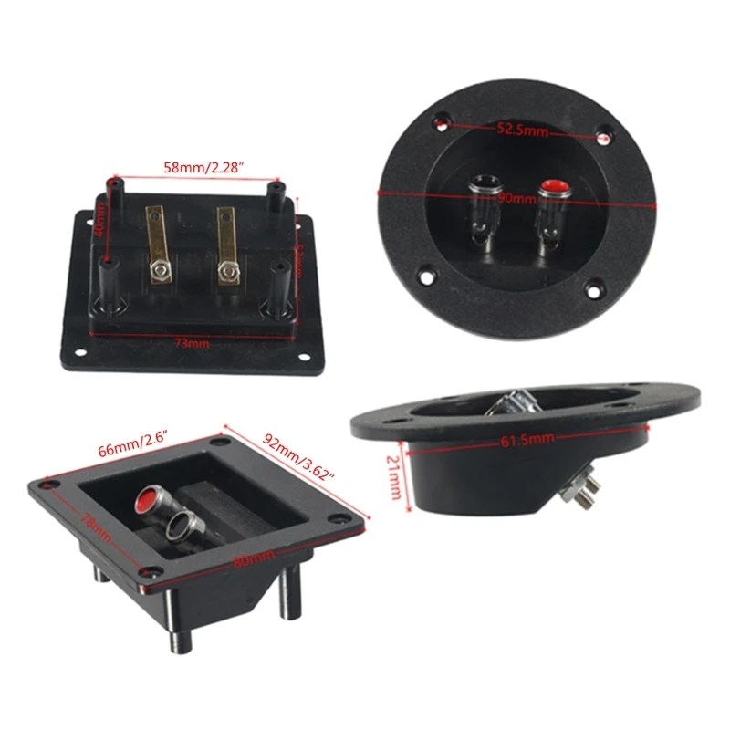 DIY домашняя автомобильная стереосистема с винтовыми чашками разъемы для