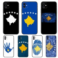 kosovo national flag phone cases for iphone 13 pro max case 12 11 pro max 8 plus 7plus 6s xr x xs 6 mini se mobile cell