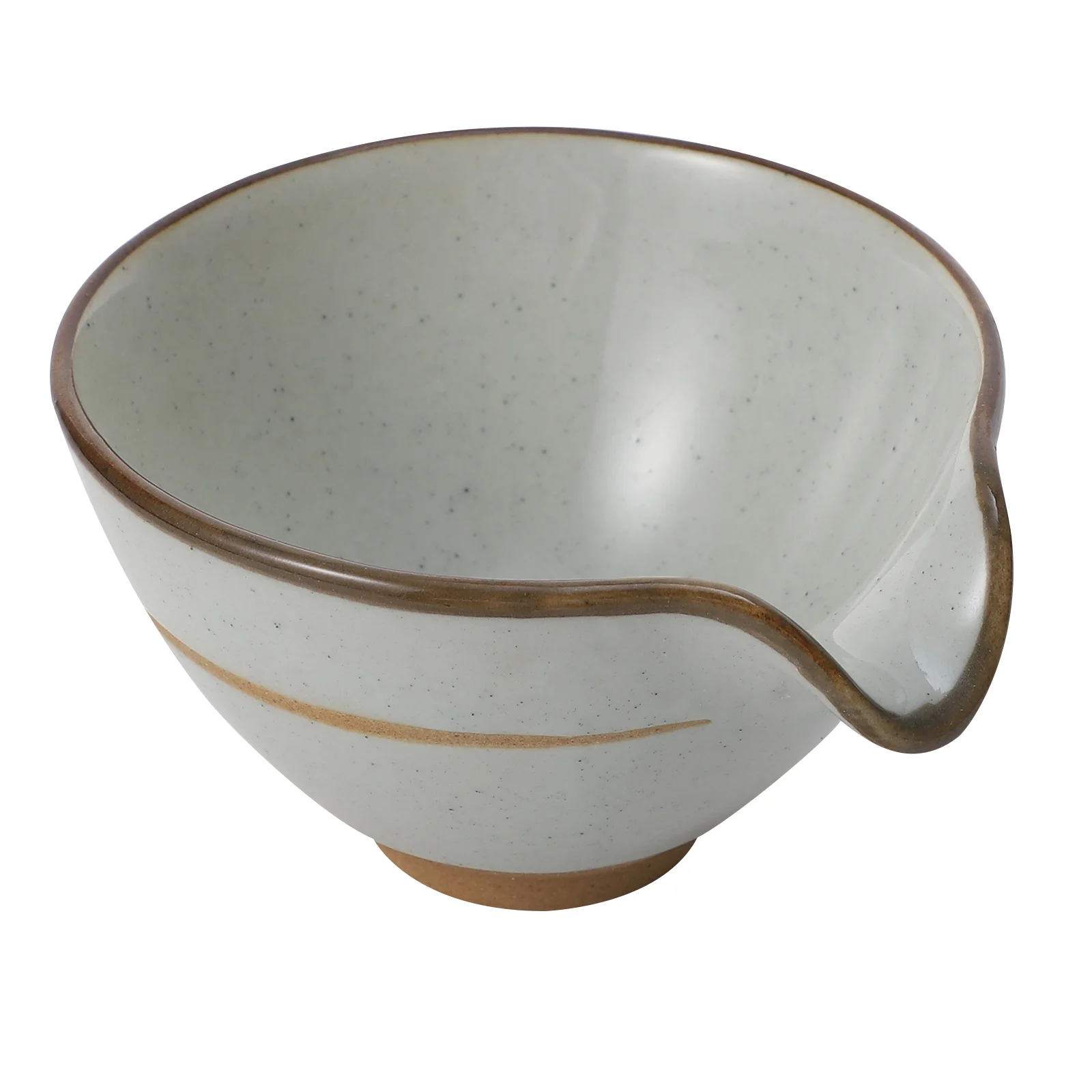 

1pc Ceramic Sauce Bowl Soy Sauce Bowl Kitchen Seasoning Dish (Grey)