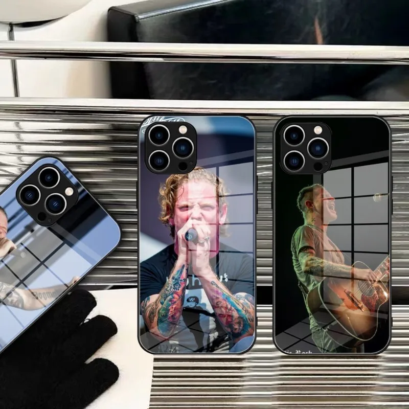 

Singer Corey Taylor Phone Case Tempered Glass FOR IPhone 14 13 11 12 Pro 8 7 Plus X 13 Pro MAX XR XS MINI Covers