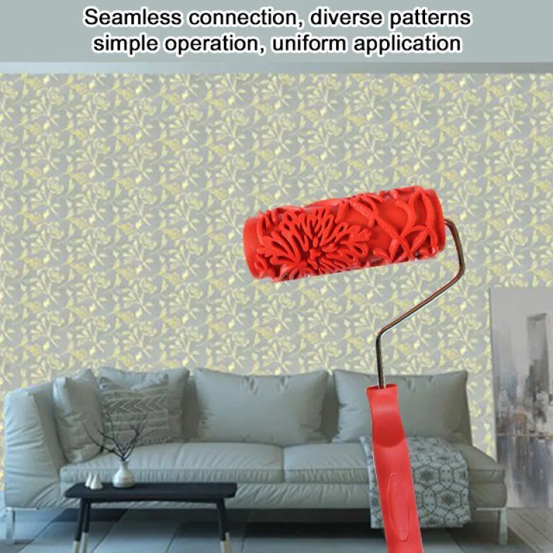 Печатный ролик для тиснения художественный диатомит резиновый текстурный