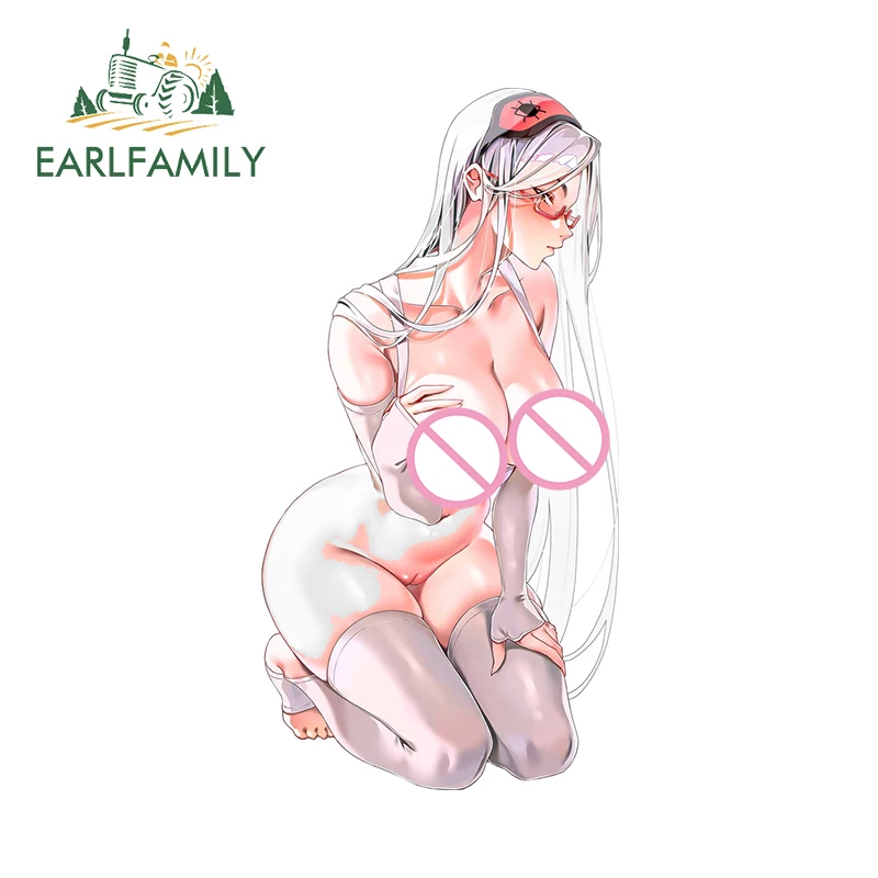 EARLFAMILY Ayase Seiko аниме изображение автомобильные наклейки очаровательное положение на коленях компьютерный хост виниловая наклейка водостойкая графика
