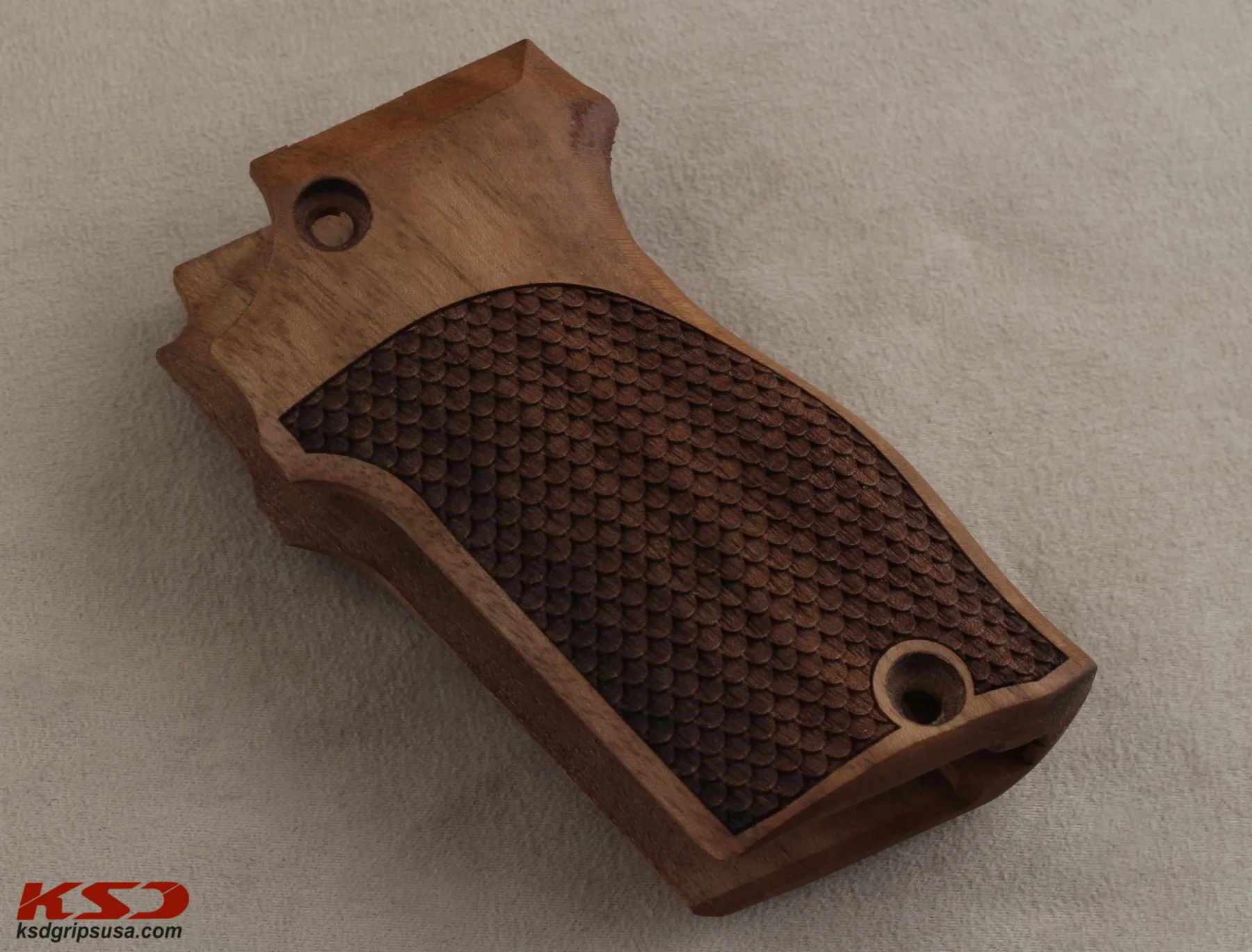

Ksd Unique 7,65 Model Compatible Walnut Grip for Replacement, with Python Pattern