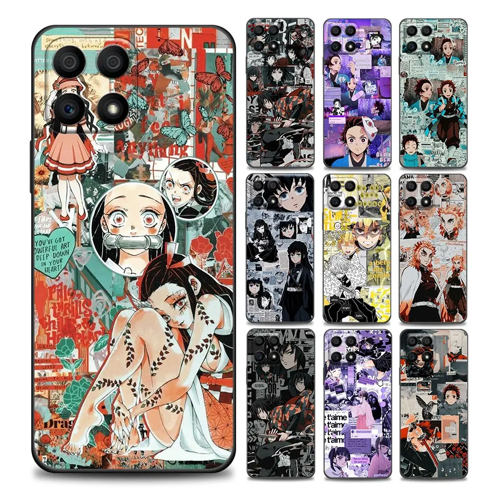 

Kimetsu No Yaiba Demon Slayer Phone Case for Honor 8X 9S 9A 9C 9X Lite 9A 50 10 20 30 Pro 30i 20S(6.15) Soft Silicone