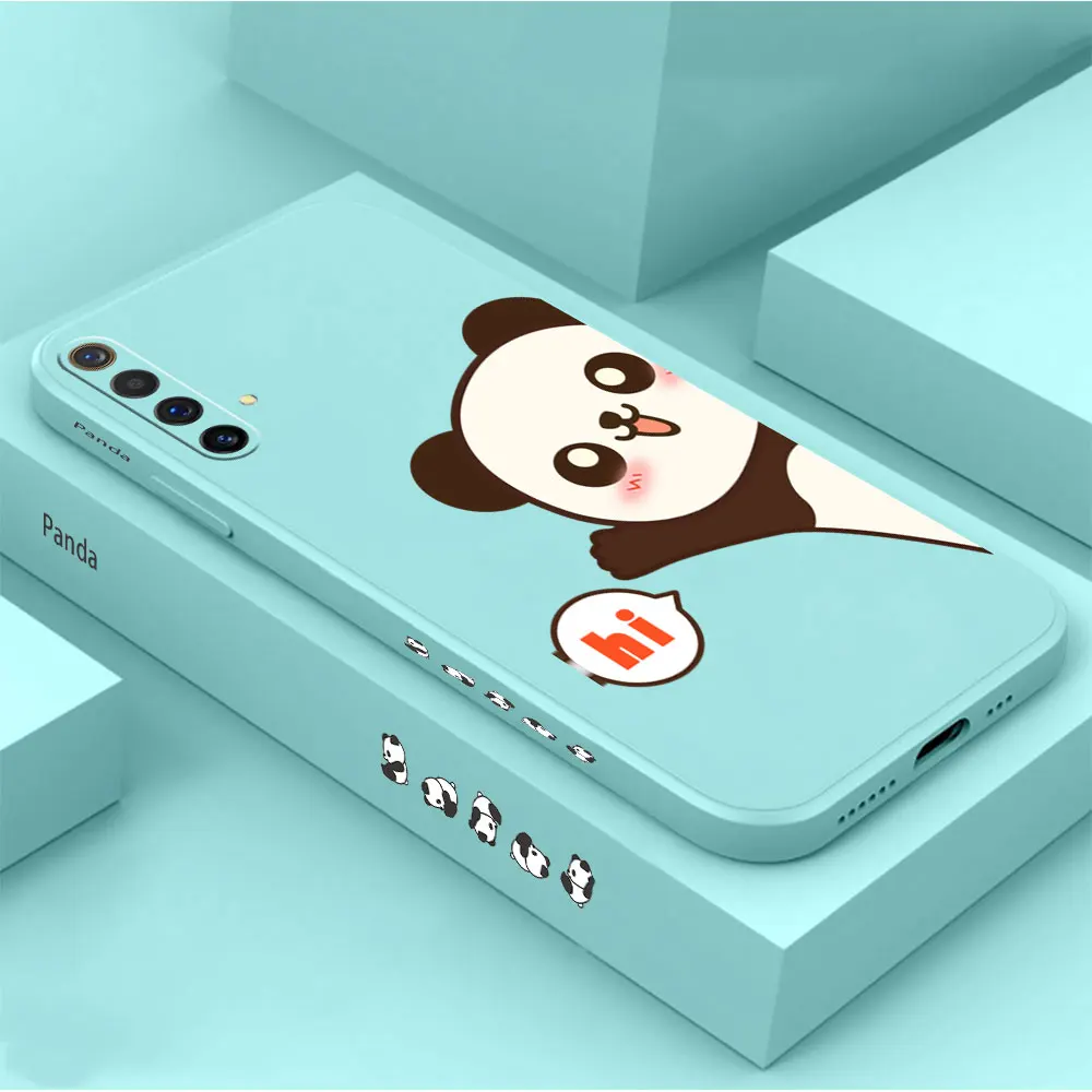 

hello Panda Phone Case For OPPO FIND X6 X5 X3 X2 RENO 7Z 6 5F 5Z 4 4Z 2 2Z 7 5 6Z 4F 2F ACE 2 REALME X50 X7 PRO LITE 4G 5G Cover
