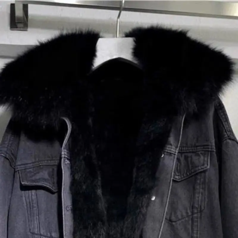 Jeans Parkas Jeans Coats Winter Coat for Women Winter Jacket Women 2022 Korean Puffer Jacket Thicken Parkas Jacket for Women