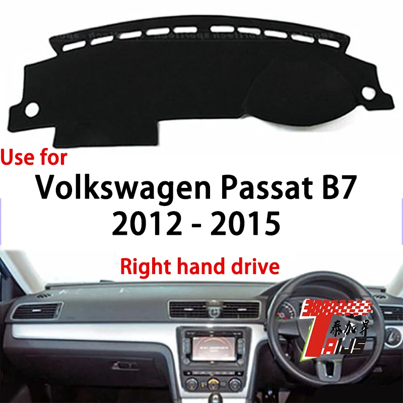 

TAIJS Factory car accessories Polyester Fibre Car Dashboard Cover For Volkswagen Passat B7 2012 2013 2014 2015 Right hand drive