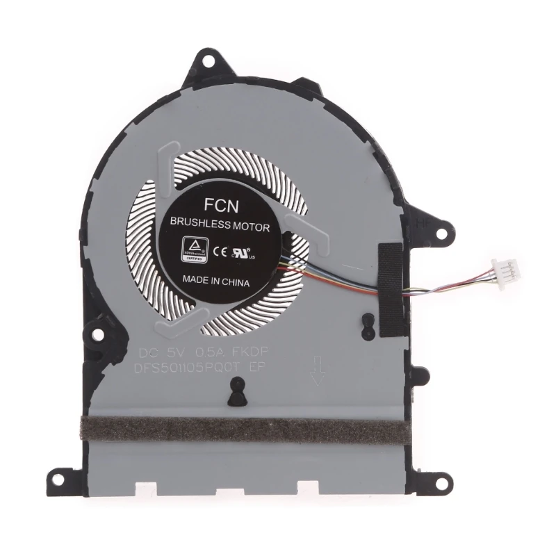 Радиатор процессора ноутбука, 1 шт., DC5V 0,5A, 4Pin, охлаждающий вентилятор, тихий кулер для процессора для ASUS Pro P5440 FKDP