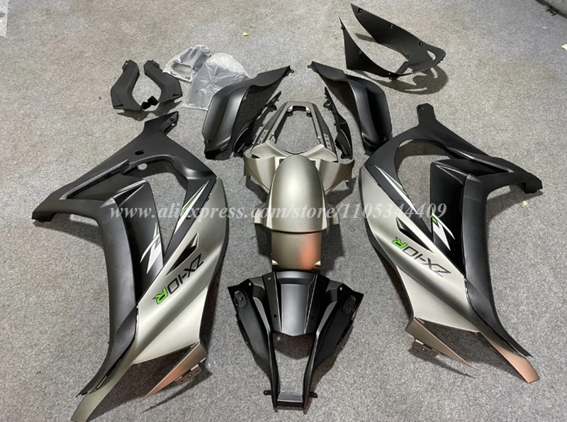 Фото Новый комплект обтекателей из ABS-пластика (4 шт.) для Kawasaki ZX10R 2011-2015 годов выпуска, аксессуары для мотоциклов, возможность индивидуальной настройки. №3