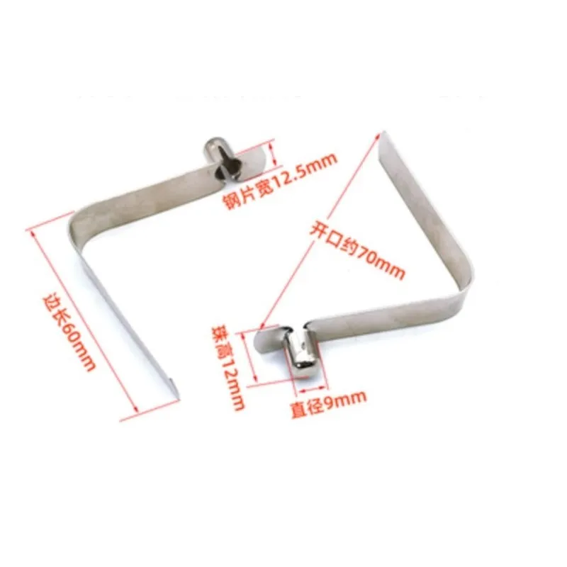 

Металлические телескопические пружинные зажимы 10 шт.