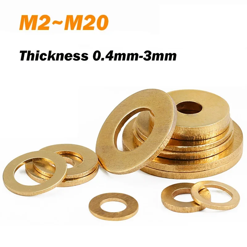 

Латунные шайбы M2-M20