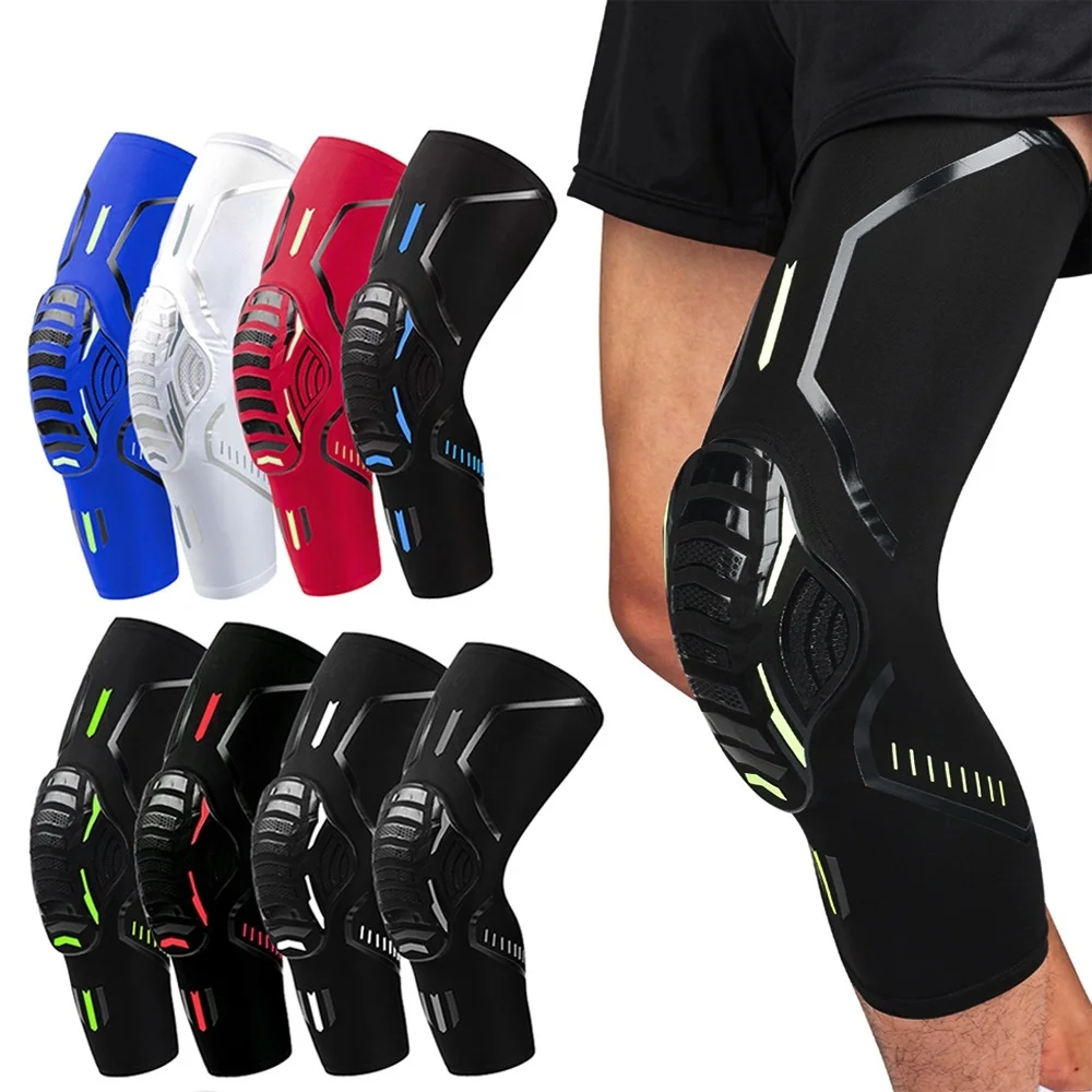 1Pcs/Pair Sport Crashproof Knee Support Pad Elbow Brace Arm Leg Compression Sleeve Outdoor Basketball Football Bicycle Protector