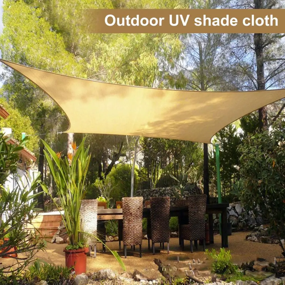 

Blackout Shade Cloth Outdoor Garden Shade Cloth Tear-resistant Canopy for Easy Install Rust Resistant Protection Rectangle Patio