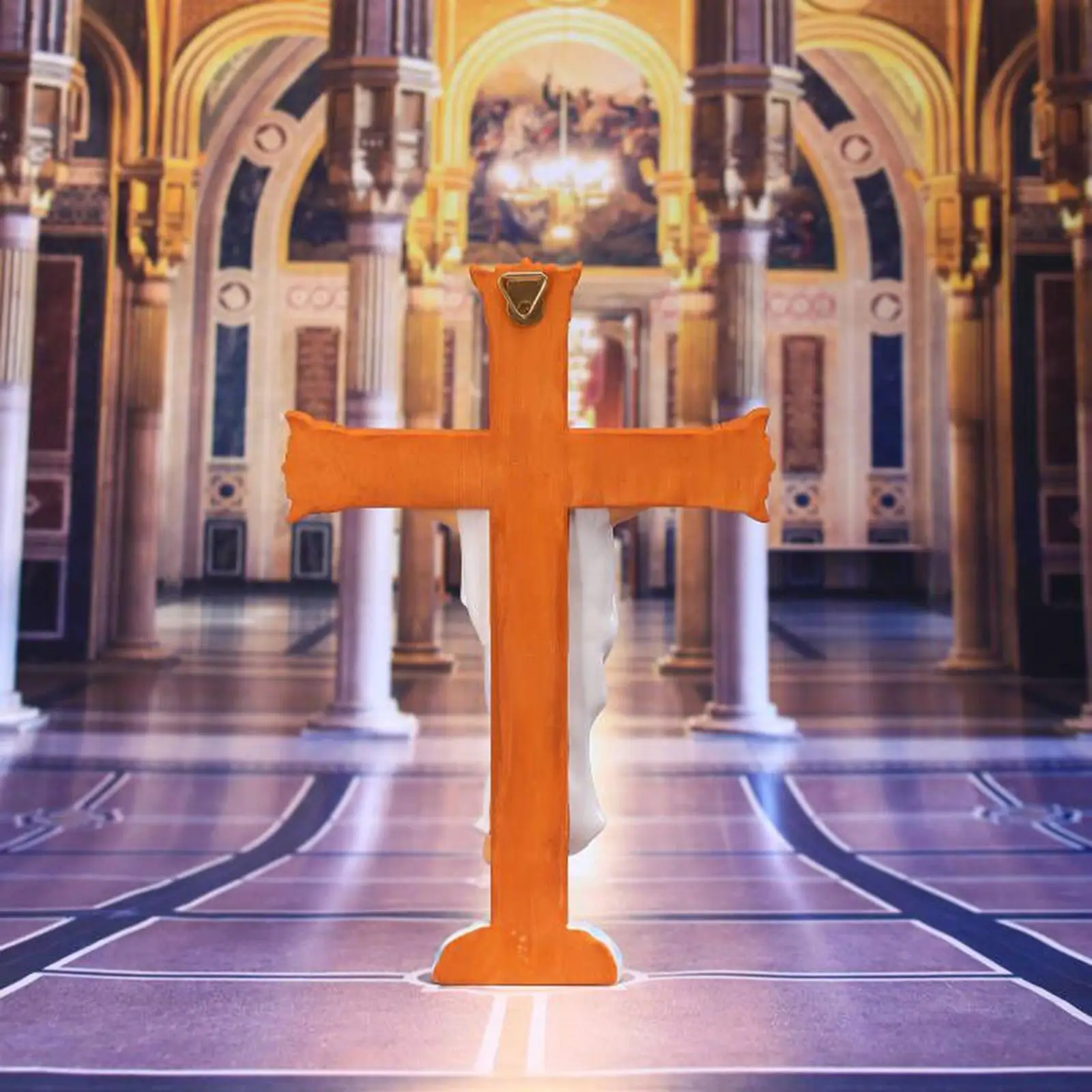 

Настольная полимерная Статуэтка Иисуса с распятием