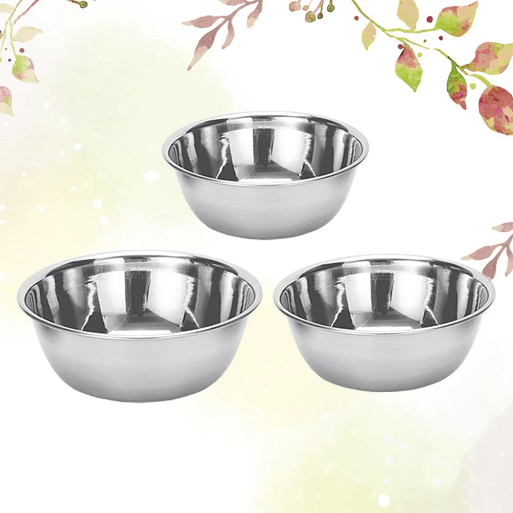 

Bowl Bowls Salad Metal Steel Serving Fruit Mixing Feeding Cereal Dipping Sushi Desert Soup Toddlers Cup Baking Noodle Noodles