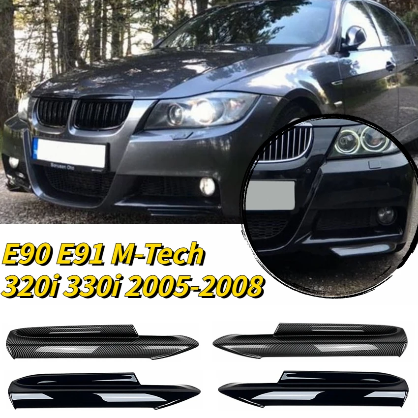 

2 шт., протектор для переднего бампера автомобиля BMW 3 серии E90 E91 M-Tech 320i 330i 2005-2008
