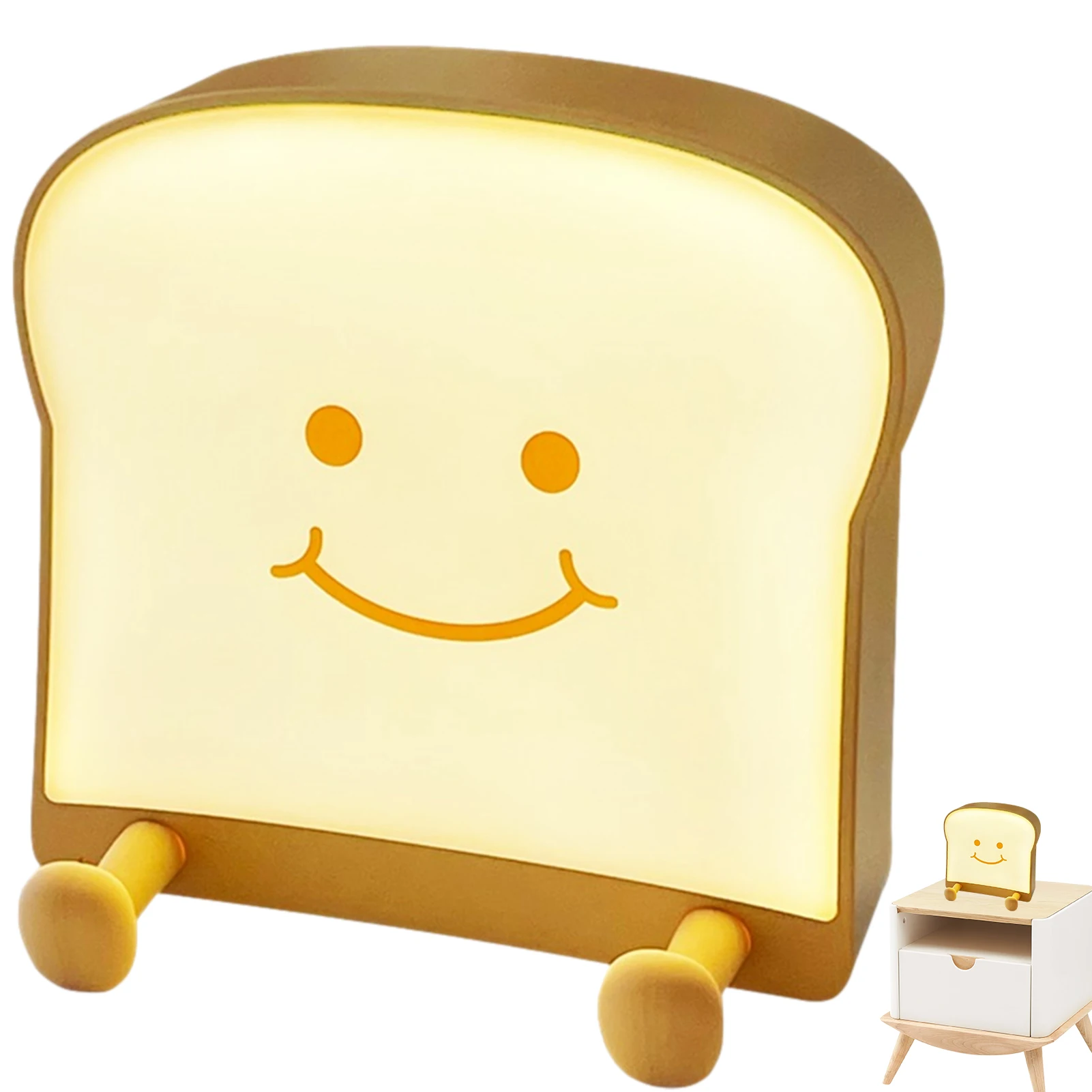 

Милая Ночная лампа, тостов, Многофункциональная Ночная лампа, подарки для девочек, женщин, друзей