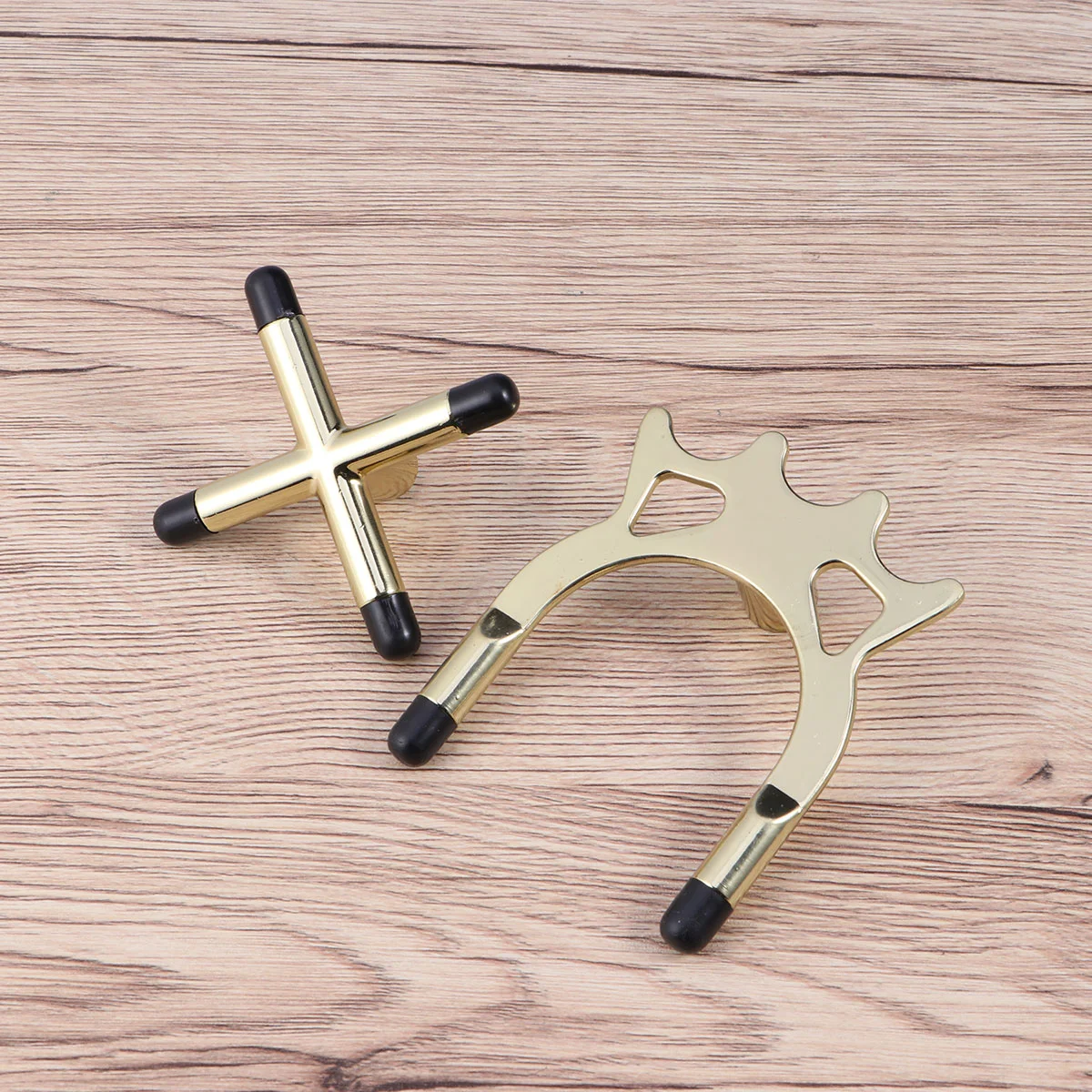 

2PCS Metal Snooker Racks Bridge Antlers Rod Pool Holders Sticks Racks Pool Table Accessory