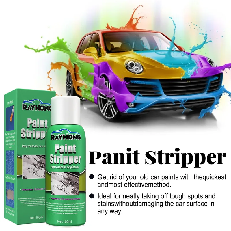 

100ml Paint remover car wheel seamless cleaning paint remover stripping metal surface efficient paint removal