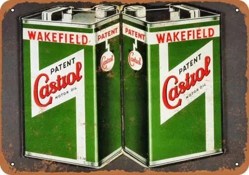 Винтажное Моторное Масло Castrol Metal Sign - 1938