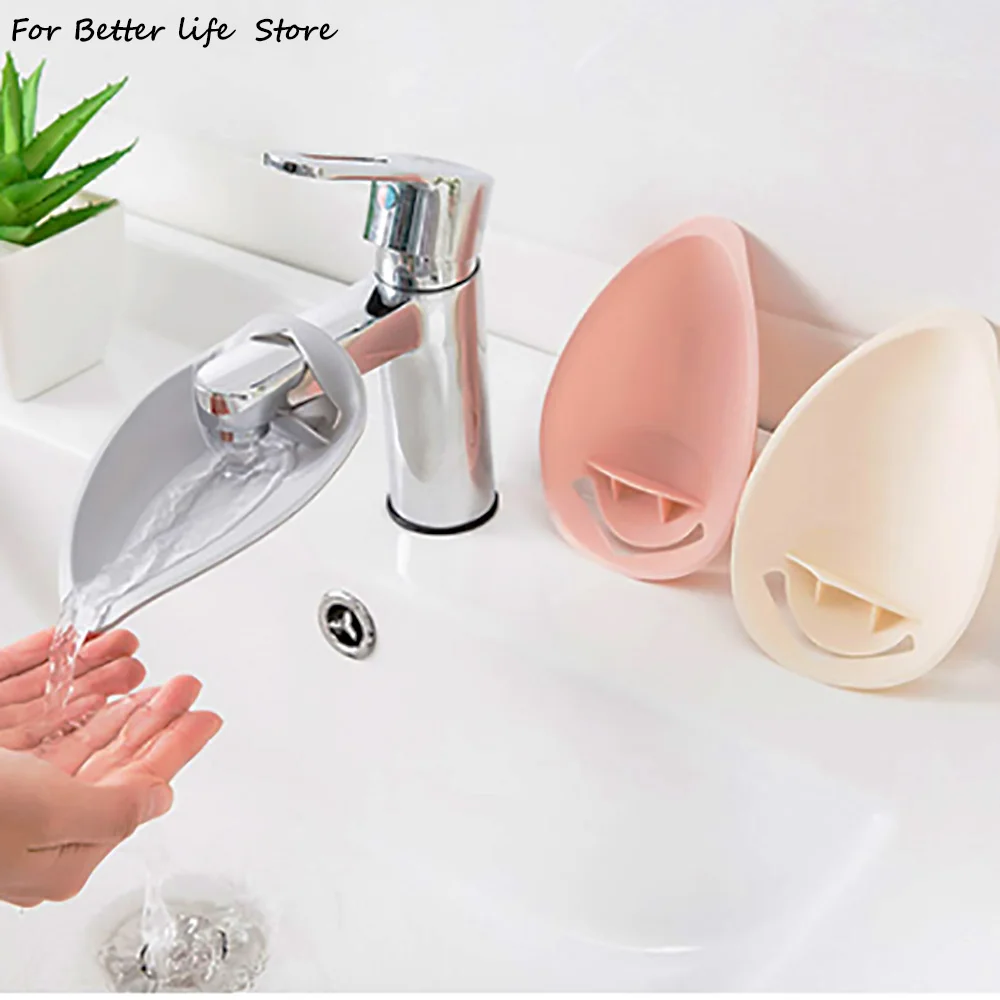 

1Pcs Silicone Faucet Extender Hand Washer Extender Children's Baby Hand Washing Assistant Sink Handle Bathroom Kitchen