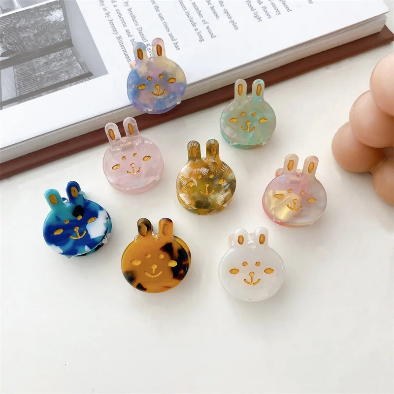 

Lovely Hair Clips for Girls Little Rabbit Sweet Bangs Korean Hair Accessories Clip Women Accessory New Headwear Apparel