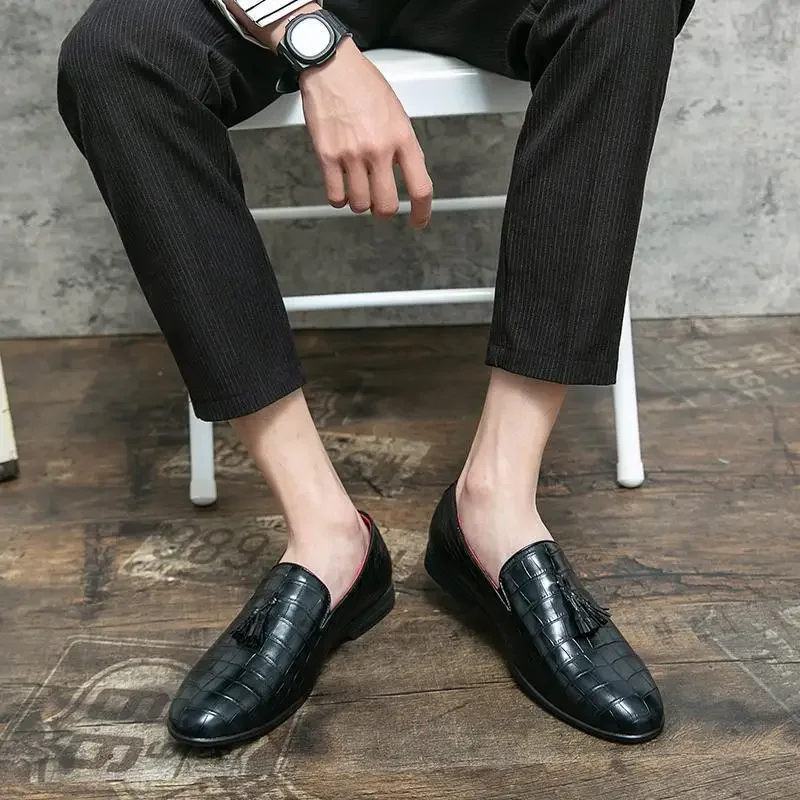 

Мужская обувь весна 2023 кожаные туфли мужские деловые формальные увеличивающие рост стельки повседневные британские Дерби свадебные туфли для жениха
