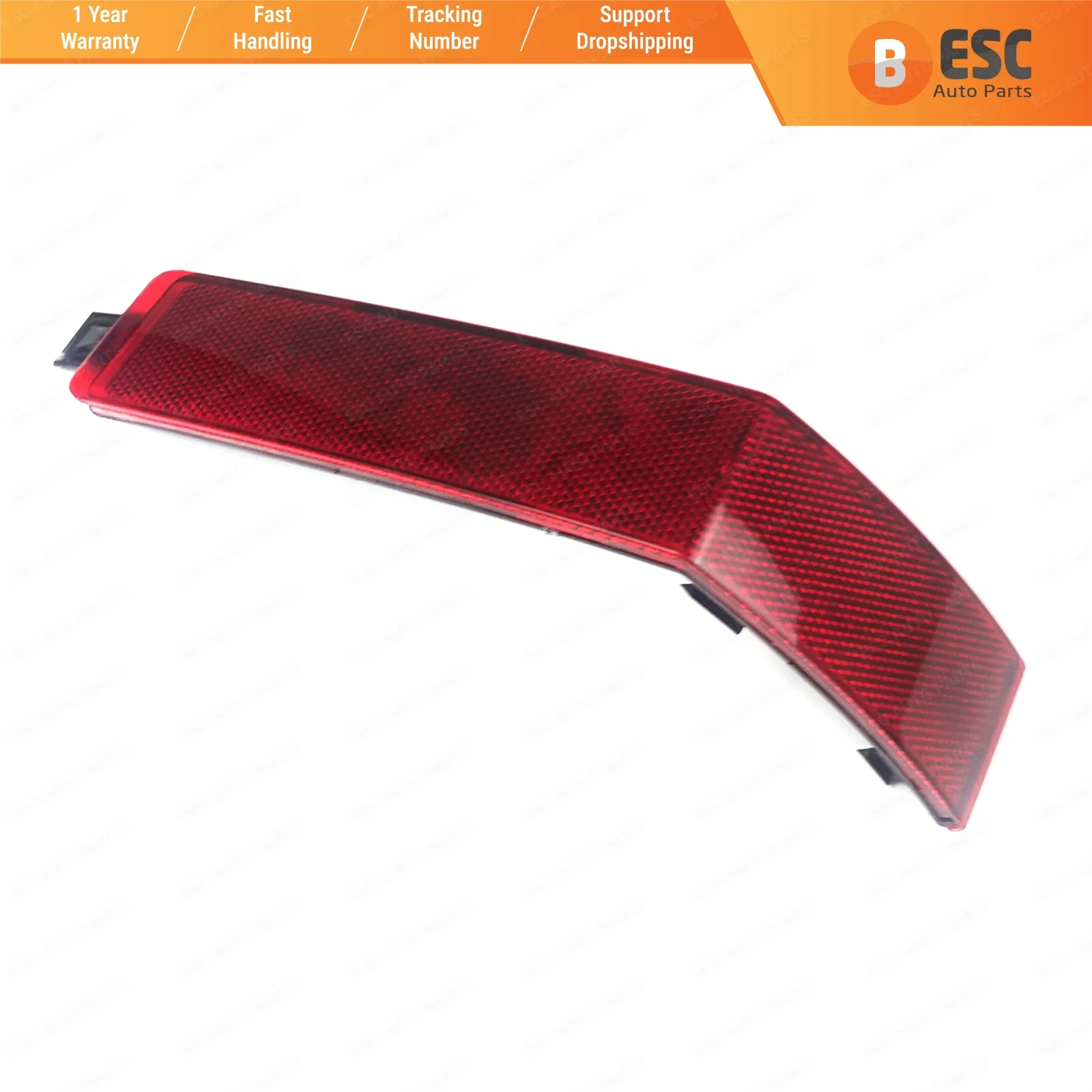 

ESP1079 Rear Bumper Reflector Light Tail Stop Lamp Cover Red Color RIGHT 7C0945106 For VW Crafter MK2 SY SZ 2017-ON E-Crafter