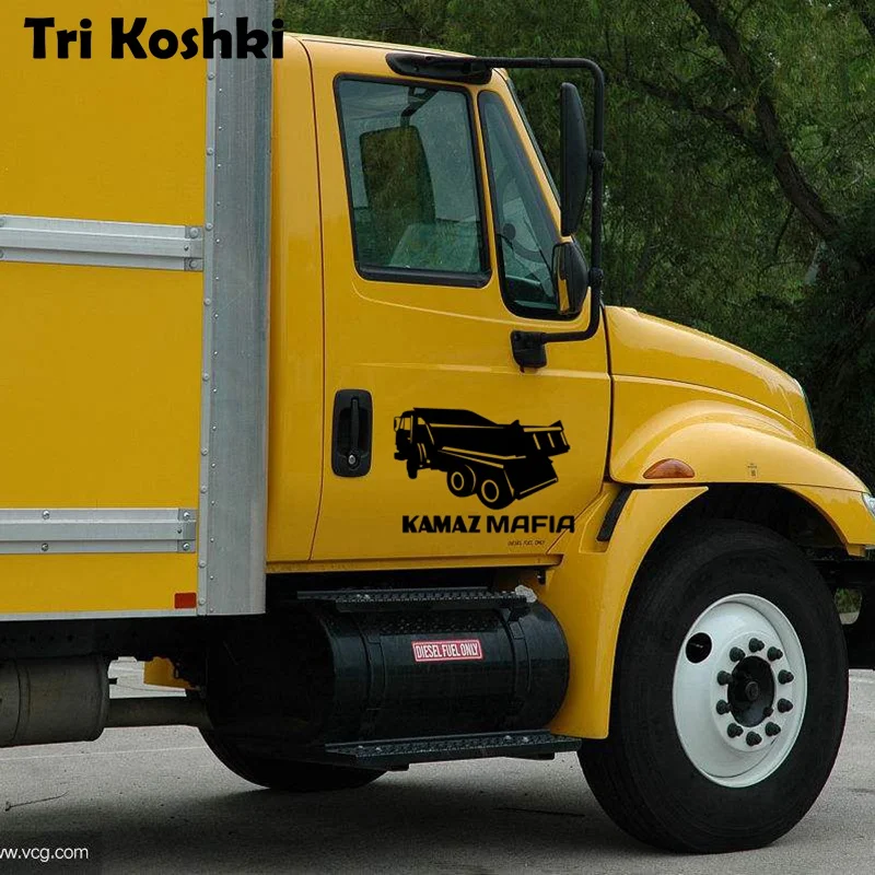 Автомобильные наклейки Tri Koshki H1496 с грузовиком камазом мафией виниловые