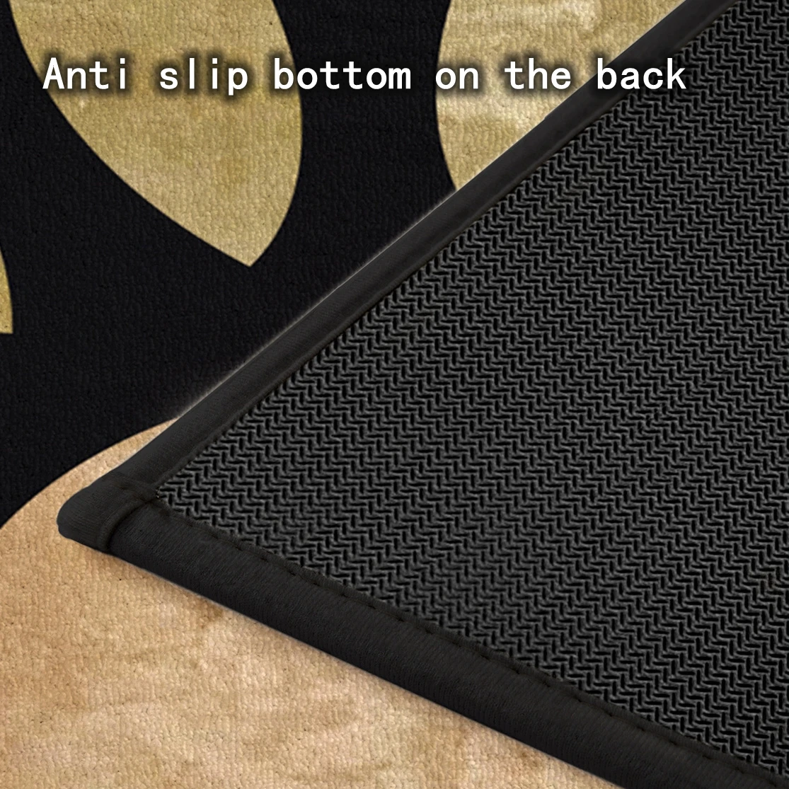 Коврик для входной двери с противоскользящей резиновой подложкой