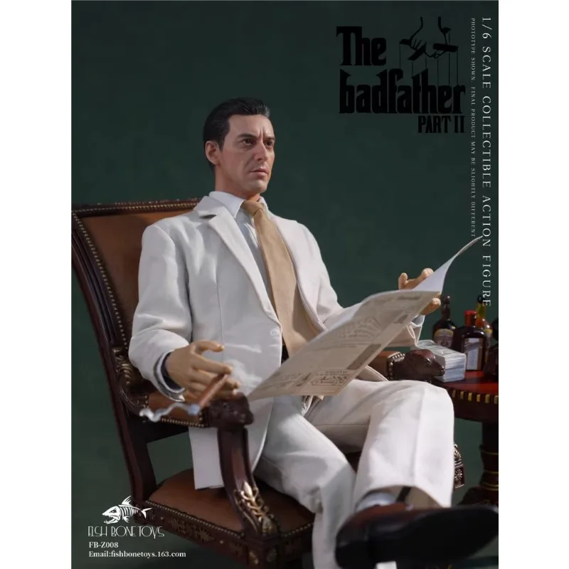 Оригинальная Подлинная рыба BONETOYS 1/6 Реальная Модель майка Майкла корлеона COSBABY