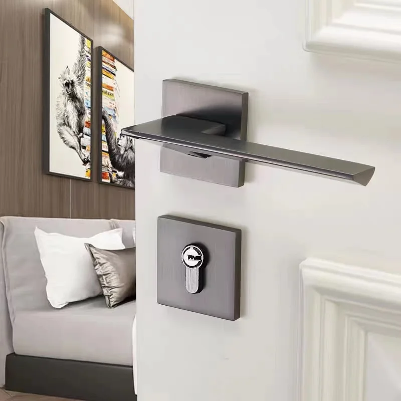 

Magnetic Lock Indoor Bedroom Quiet Household Luxury Modern Simple Room Lockset