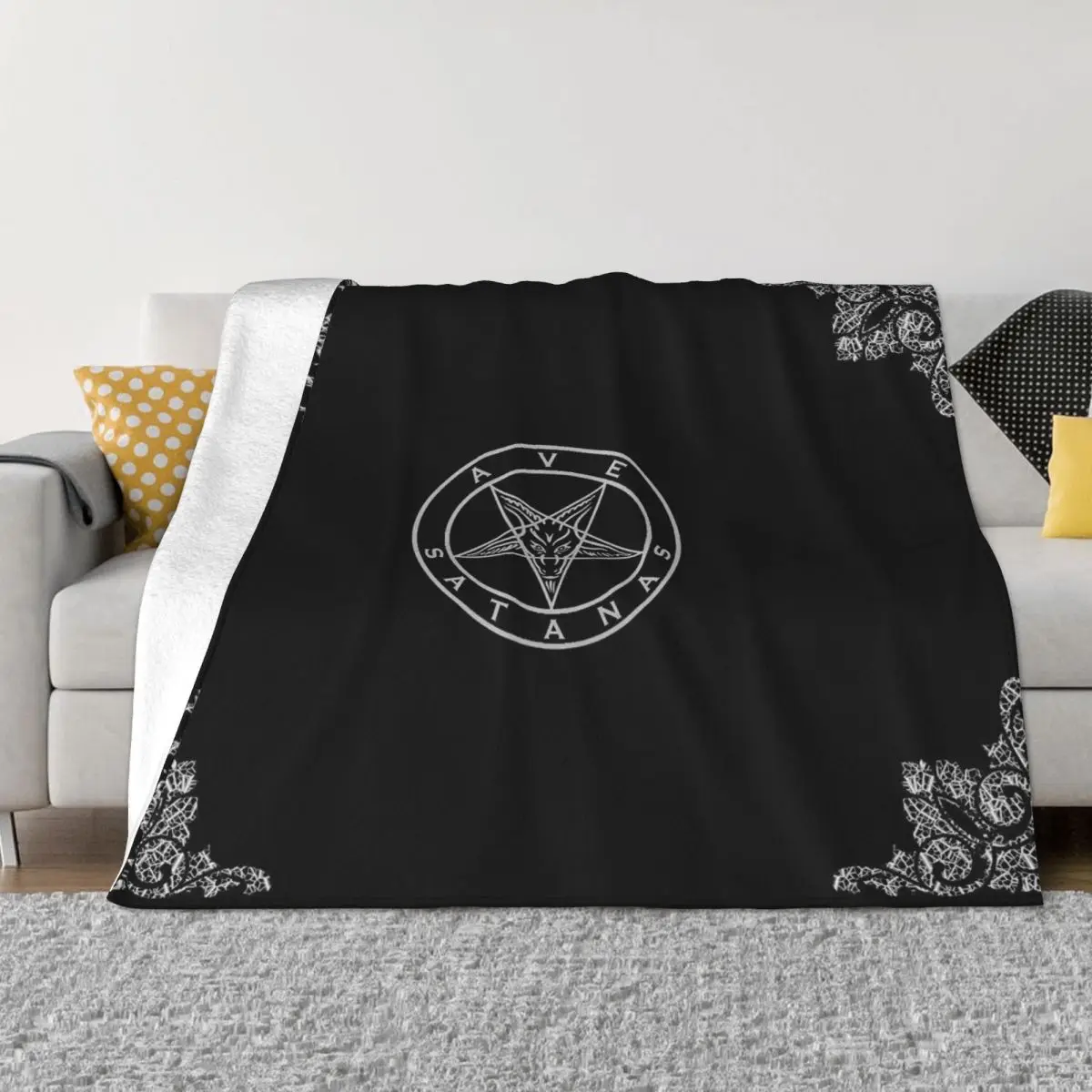 

Флисовые весенне-осенние разнофункциональные легкие Одеяла Baphomet для дома и офиса