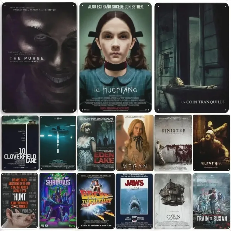 Винтажный Металлический Постер С Фильмом Стильный Настенный Декор Классическая