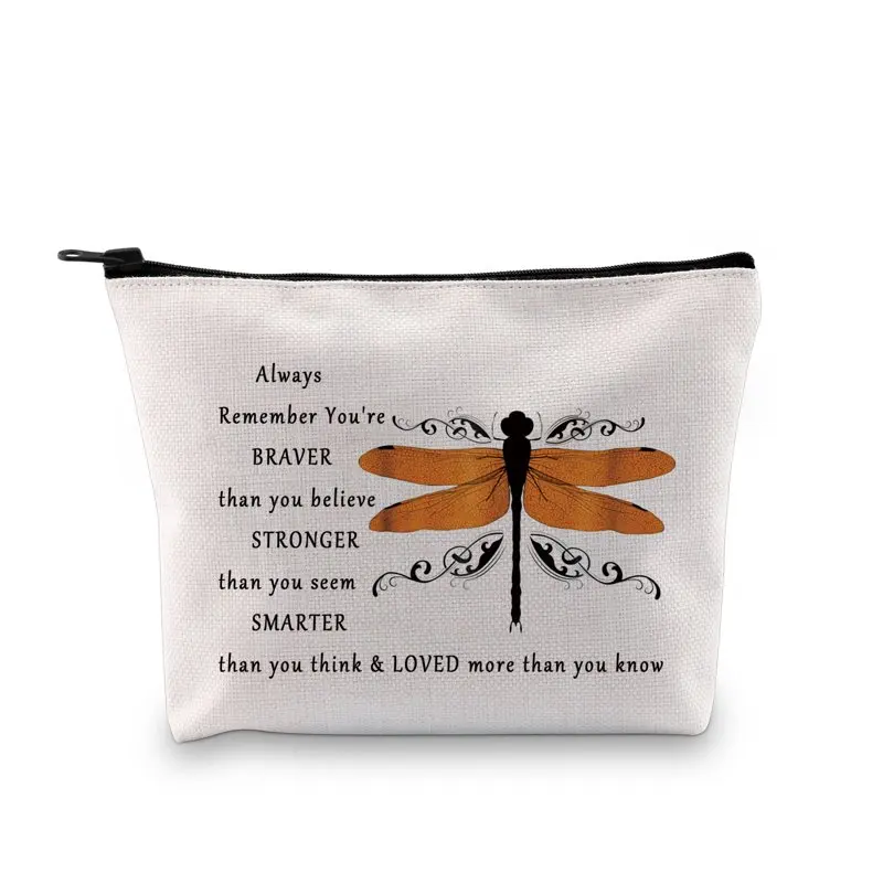 

Outlander Поклонники косметики макияж сумка Outlander вдохновленные подарки вы Braver сильнее, чем вы думаете Макияж сумка на молнии