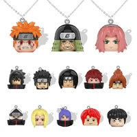 bandai cute cartoon naruto single sided printing photo pendant necklace epoxy resin necklace gifts jewelry special offer fre662