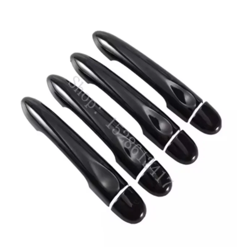 Для Renault Captur Kaptur Samsung QM3 2013-2020 ярко-черная дверная ручка автомобиля накладка