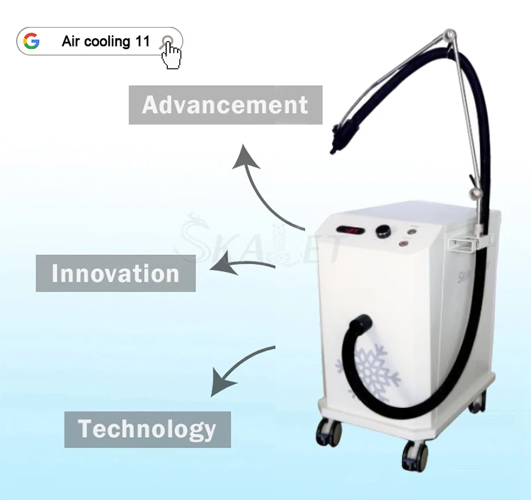 

Cryo Skin Cooler Machine Air Cold Skin Cooler Cooling Chiller Reduce Pain When Laser Treatment