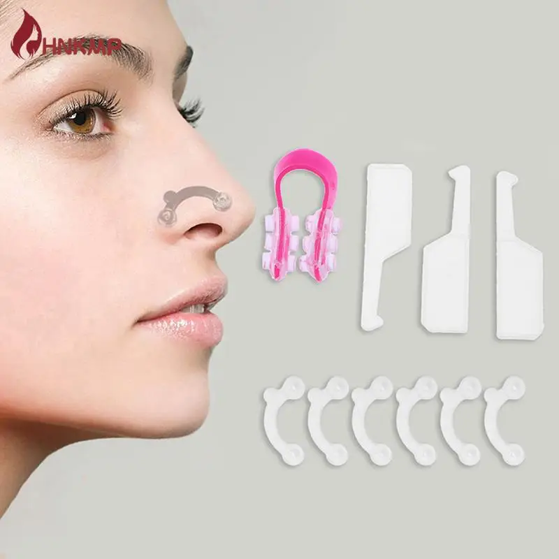 

Silicone Nose Up Shaper Bridge Booster Shaping Clip Clipper Shaper Bridge Straightening Beauty Nose Clip Corrector Massage Tool