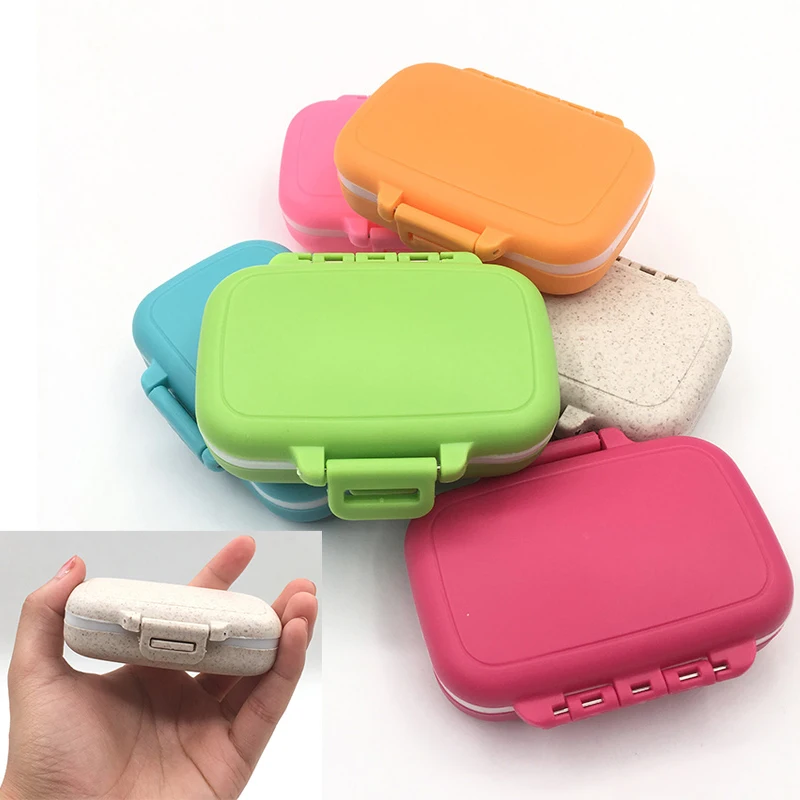 

3 Grids 7 Day Mini Weekly Tablet Pill Medicine Box Holder Storage Organizer Container Case Pill Box Splitters Travel Pill Box