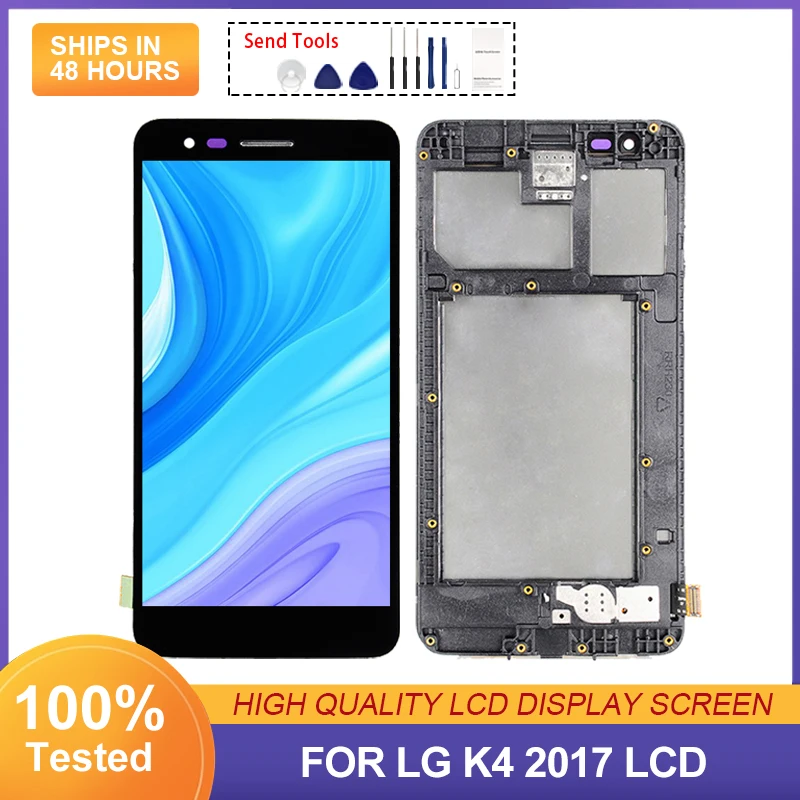 Catteny 5,0 дюйма для LG K4 2017 ЖК Сенсорная панель дигитайзер в сборе M160 M153 M151 экран дисплея с рамкой