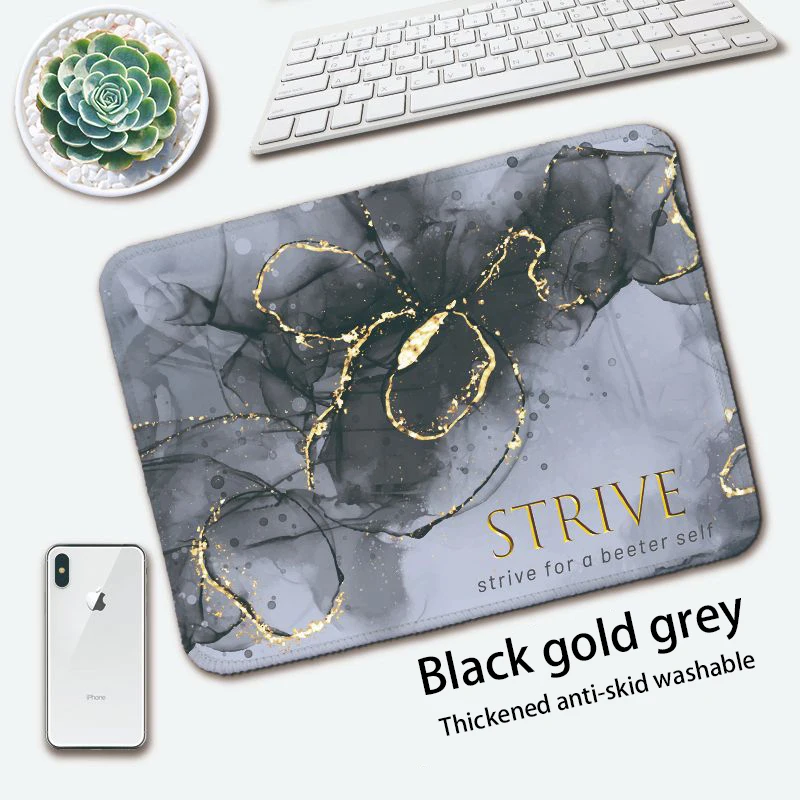 

Mouse pad marble texture European style all kinds of small size all kinds of patterns game pad table cloth rubber cotton materia