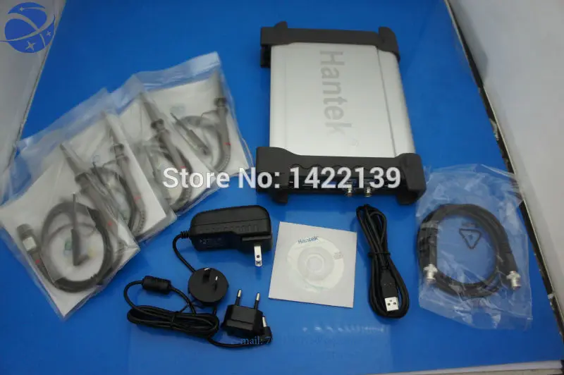 

Hantek DSO3064A 4in1 Oscilloscope Arbitrary Waveform Generator Spectrum Analysis 60Mhz