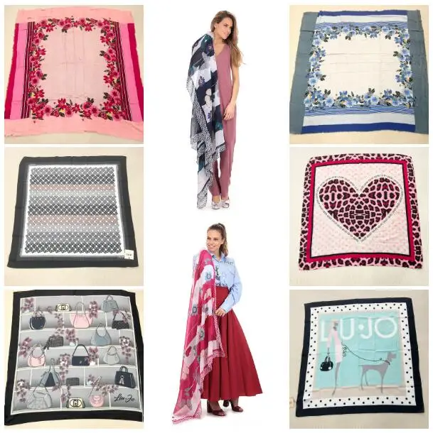 Итальянская международная торговля оригинальный роскошный шарф Liu Jo с модным