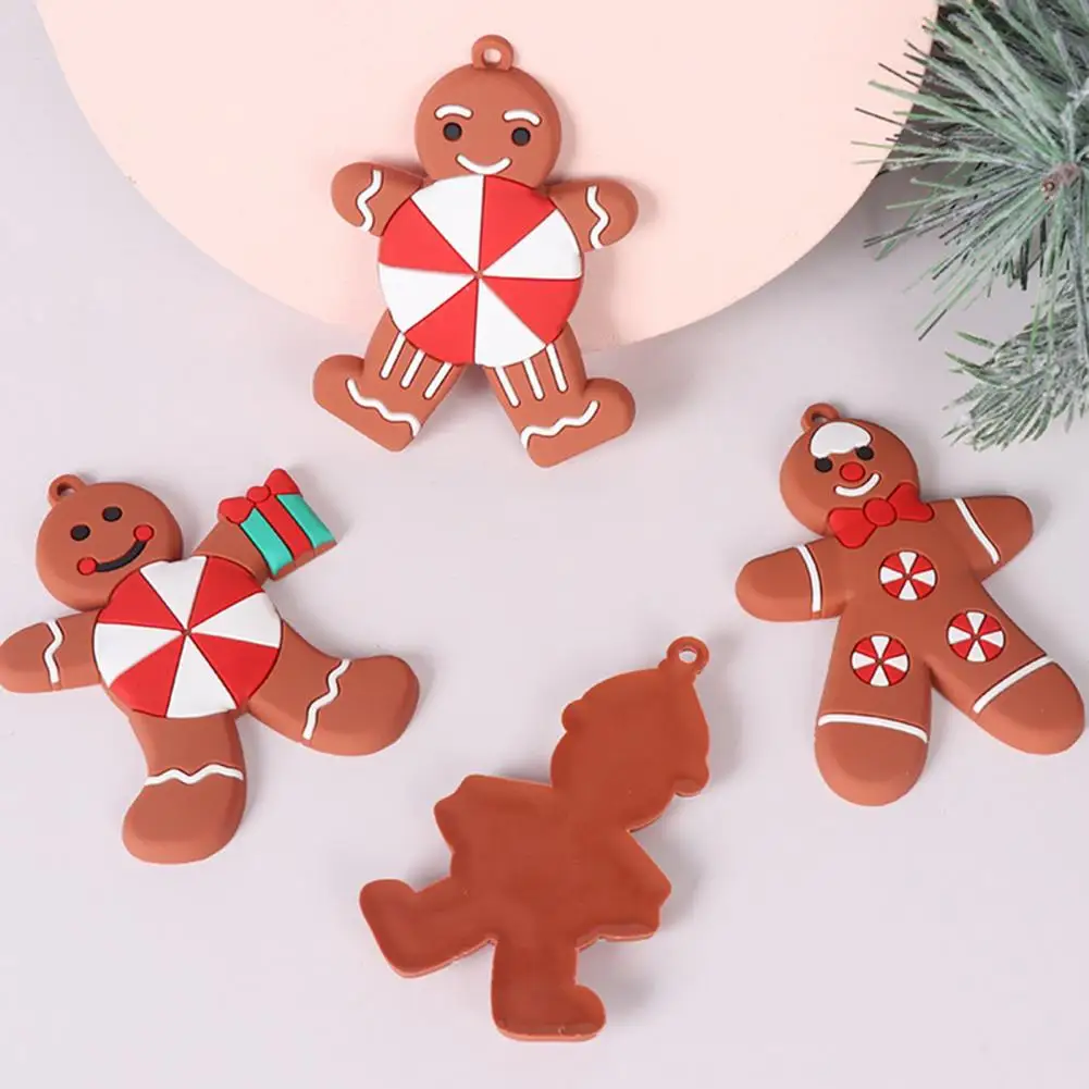 

Christmas Party Decorations Festive Holiday Decor 12pcs Christmas Cookie Man Ornament Set Snowman Santa Stocking House for Xmas