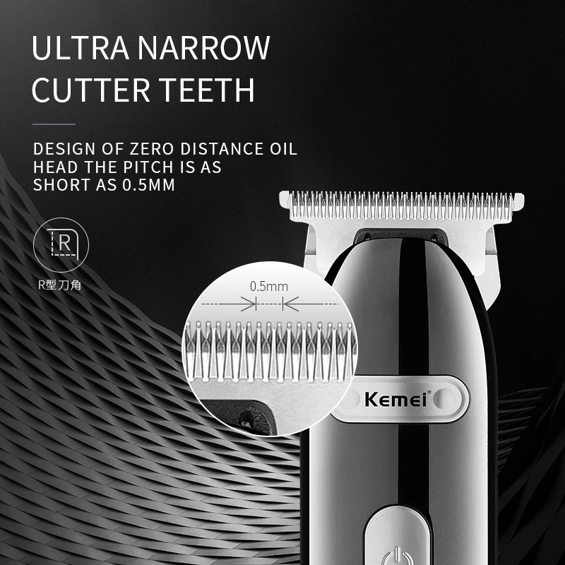 Kemei профессиональный триммер для волос с Т-образным лезвием и бородой