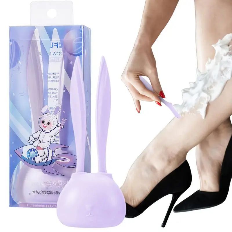 For Women Cute Rabbit Facial Hair Removal Beauty Tools Portable Eye Brow Trimmer Shaper Makeup