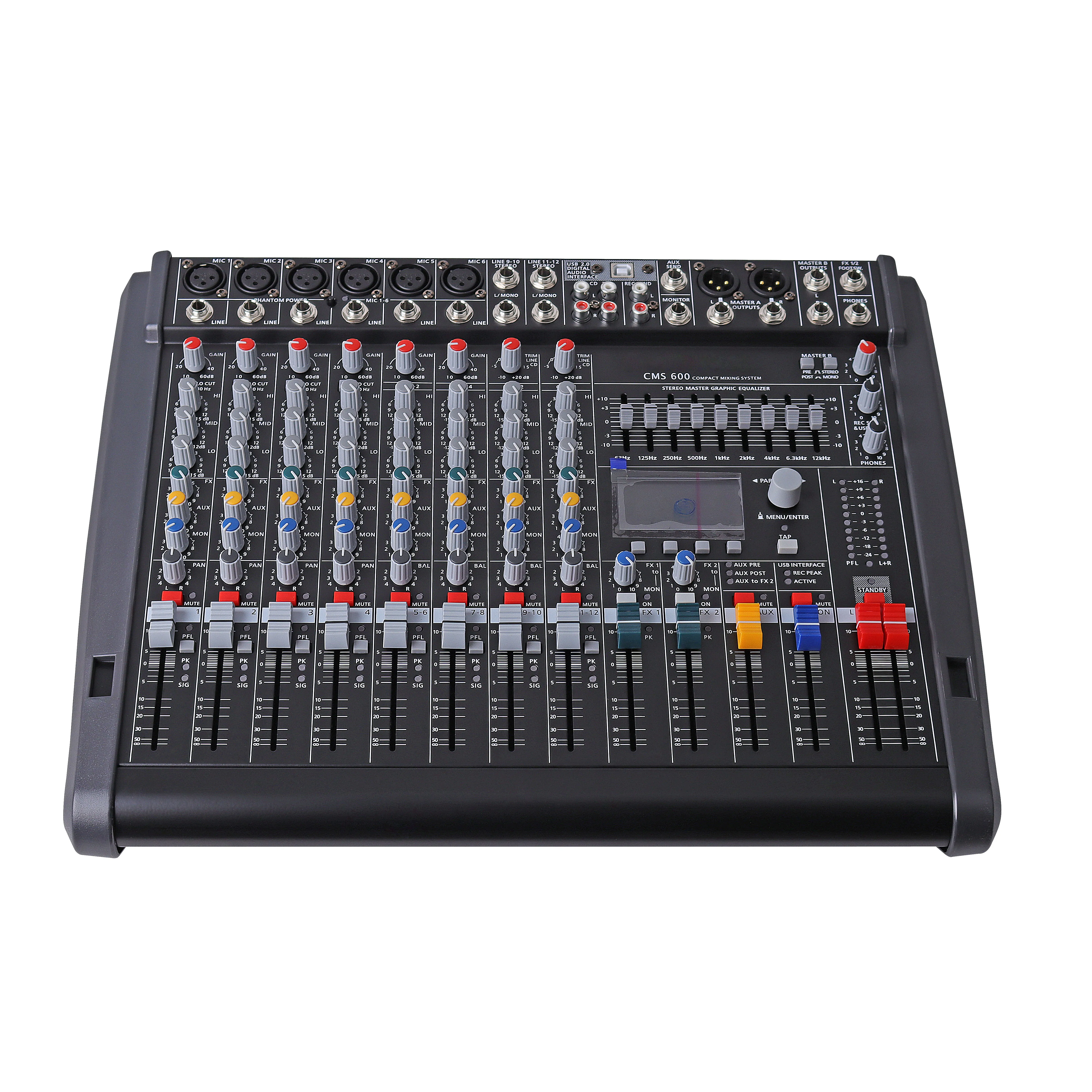 

10 Channels Mixing Audio Mixer Mixing Console with Cover