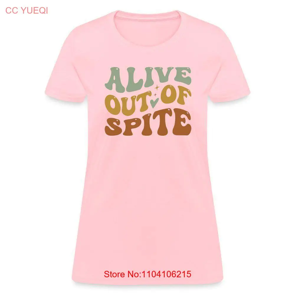 Женская контурная футболка Alive Out Of Spite